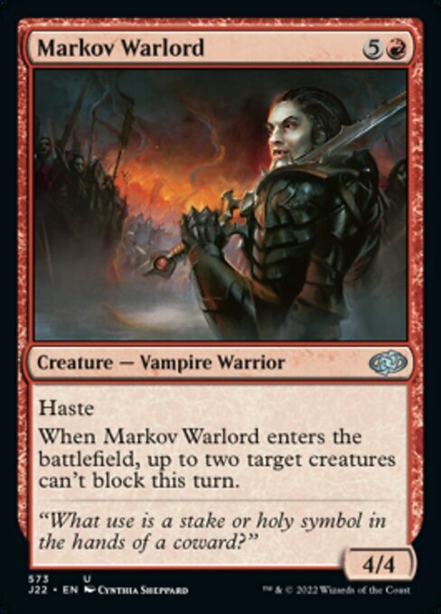Markov Warlord Card Front