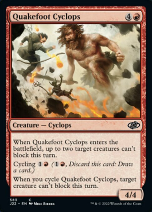 Quakefoot Cyclops Card Front
