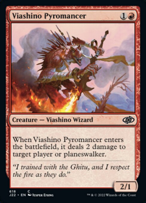 mtg viashino cards Sandsprinter Print All cards will be carefully packed for safe transit Viashino Pyromancer Jumpstart 2022 |