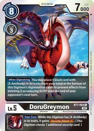 DoruGreymon Card Front