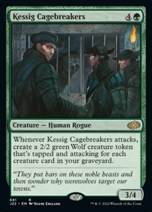Kessig Cagebreakers Card Front