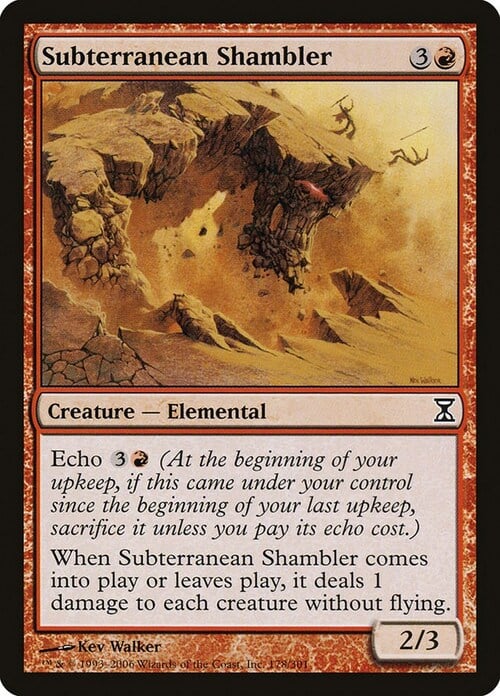 Subterranean Shambler Card Front