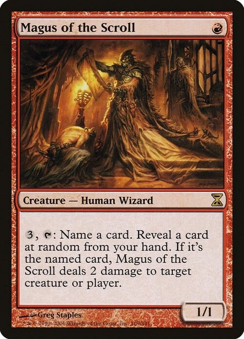 Magus of the Scroll Card Front