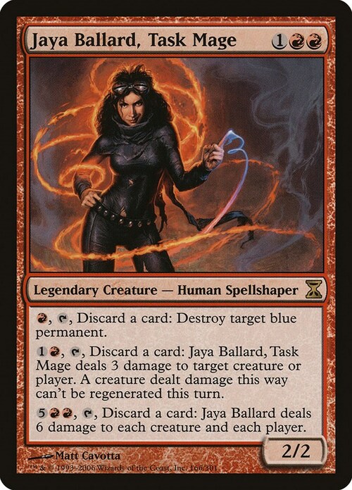 Jaya Ballard, Task Mage Card Front