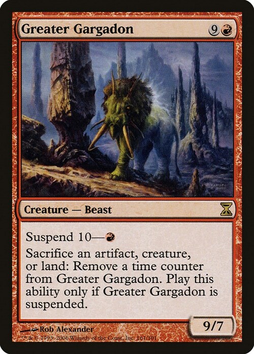 Greater Gargadon Card Front