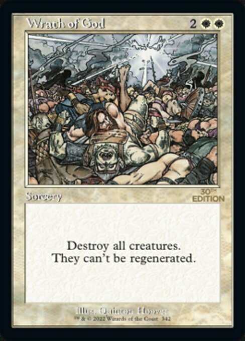 Wrath of God Card Front