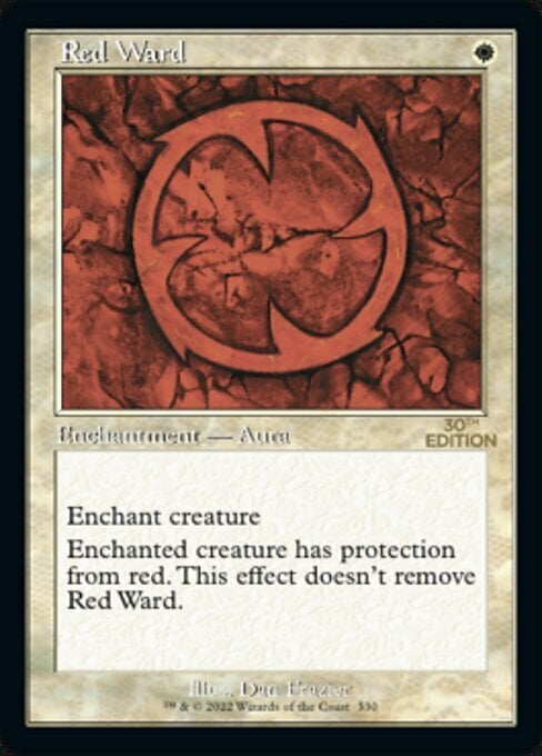 Red Ward Card Front