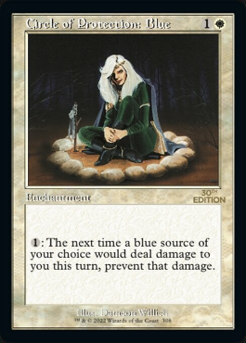 Circle of Protection: Blue Card Front