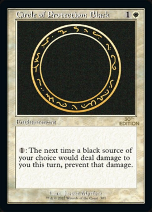 Circle of Protection: Black Card Front