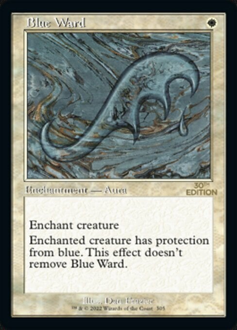 Blue Ward Card Front