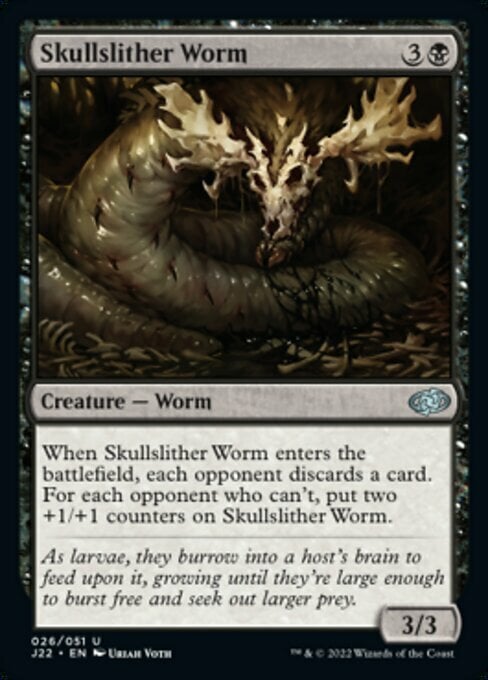 Skullslither Worm Card Front
