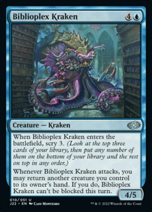 Kraken del Biblioplex Card Front