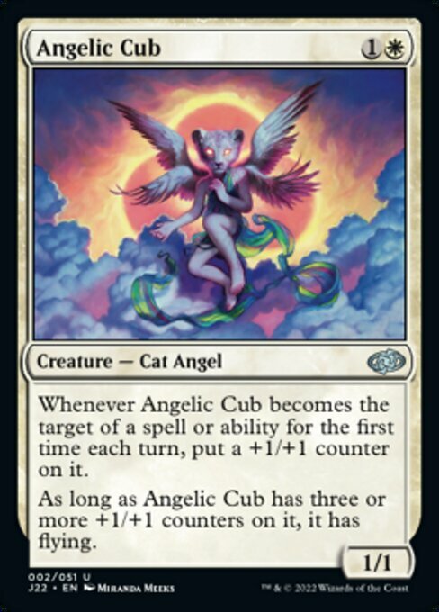 Angelic Cub Card Front