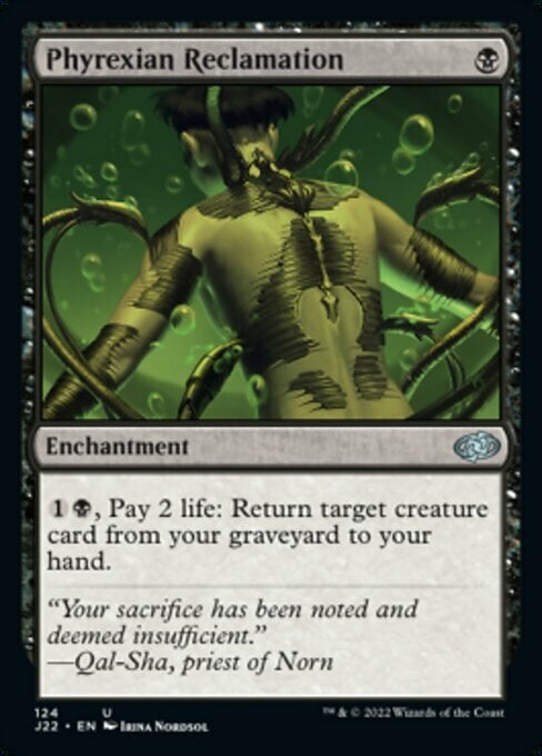 Phyrexian Reclamation Card Front