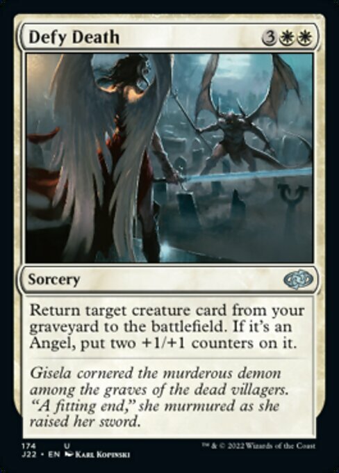 Defy Death Card Front