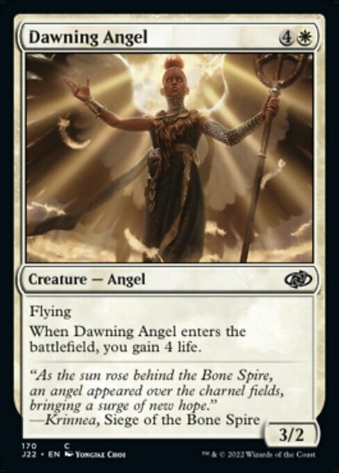 Dawning Angel Card Front