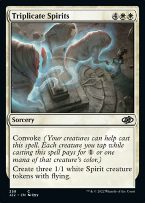 Triplicate Spirits Card Front