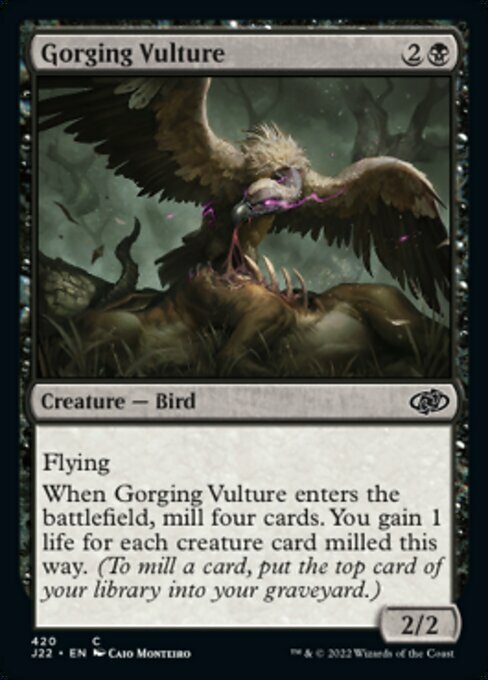 Avvoltoio Divoratore Card Front
