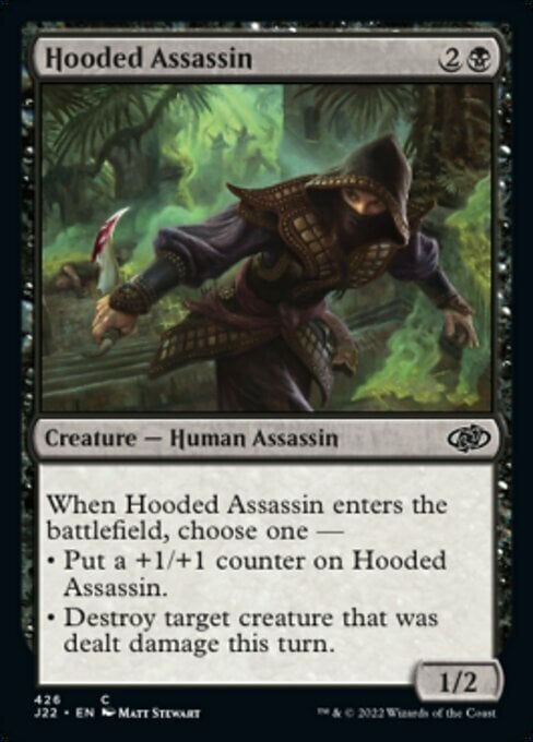 Hooded Assassin Card Front
