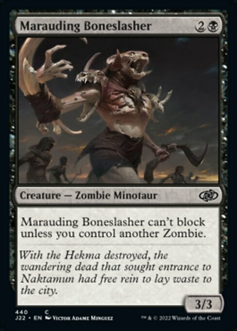 Marauding Boneslasher Card Front