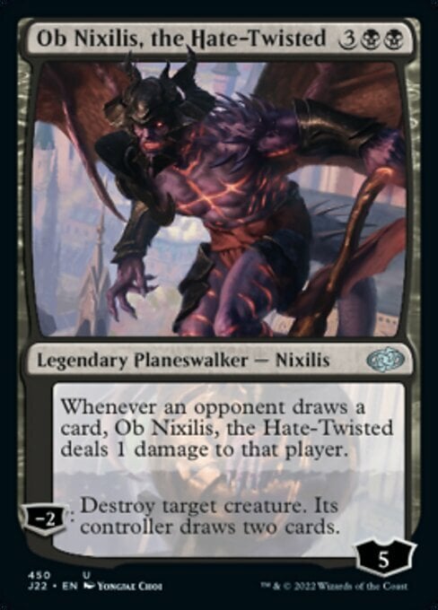 Ob Nixilis, the Hate-Twisted Card Front