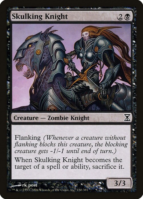Skulking Knight Card Front