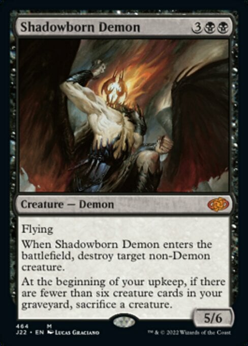 Shadowborn Demon Card Front