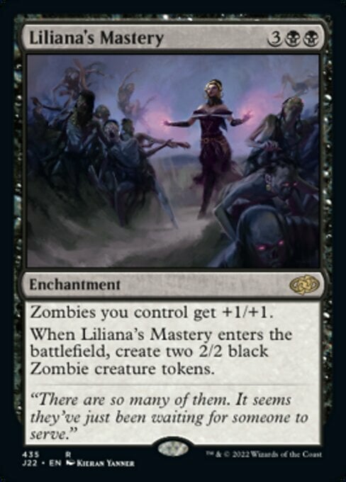 Liliana's Mastery Card Front
