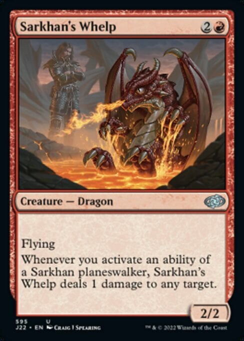 Sarkhan's Whelp Card Front