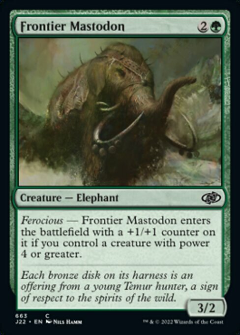 Mastodonte di Frontiera Card Front