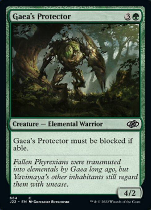 Gaea's Protector Card Front