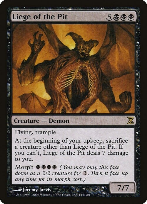 Liege of the Pit Card Front
