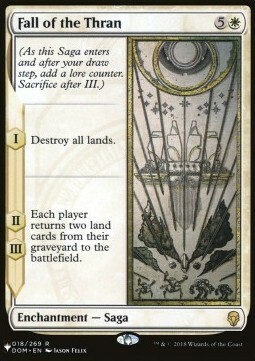 Fall of the Thran Card Front