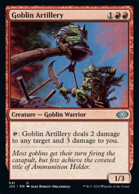 Goblin Artillery Card Front