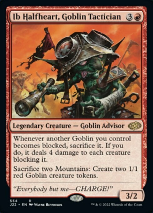 Ib Halfheart, Goblin Tactician Card Front
