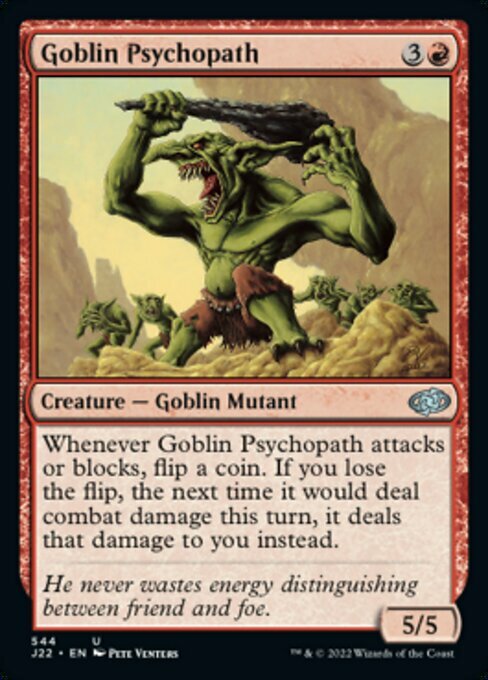 Goblin Psychopath Card Front