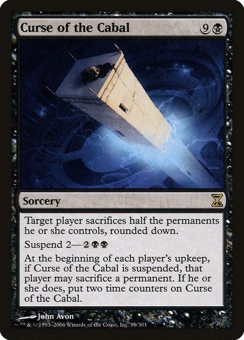 Curse of the Cabal Card Front
