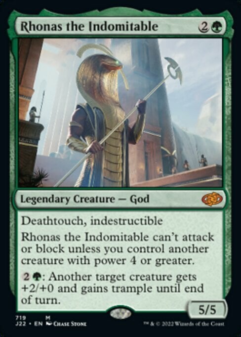 Rhonas the Indomitable Card Front