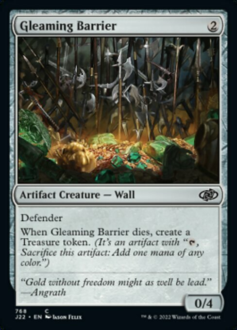 Gleaming Barrier Card Front
