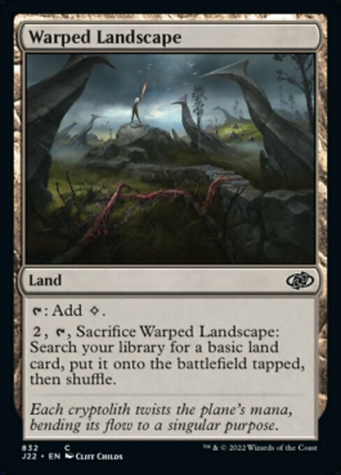 Warped Landscape Card Front