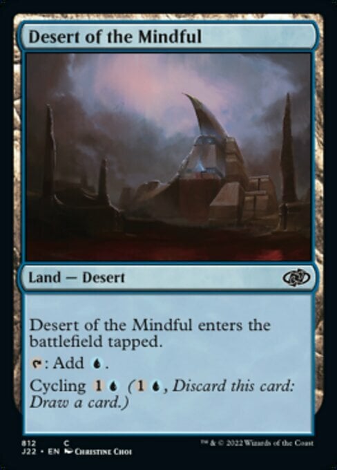 Desert of the Mindful Card Front
