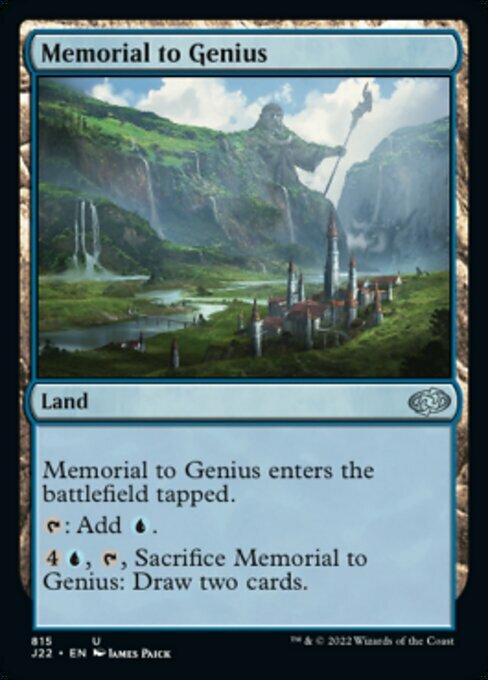 Memorial to Genius Card Front