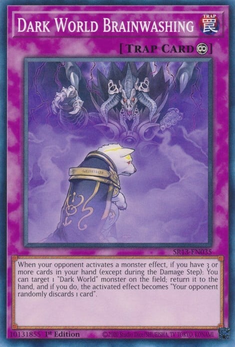 Dark World Brainwashing Card Front