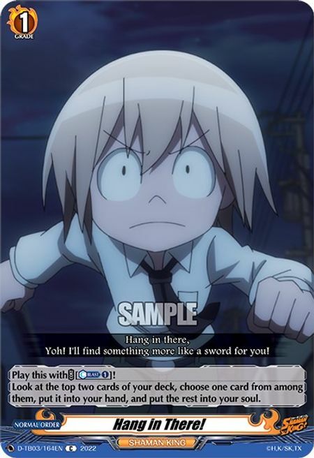 Hang in There! Card Front