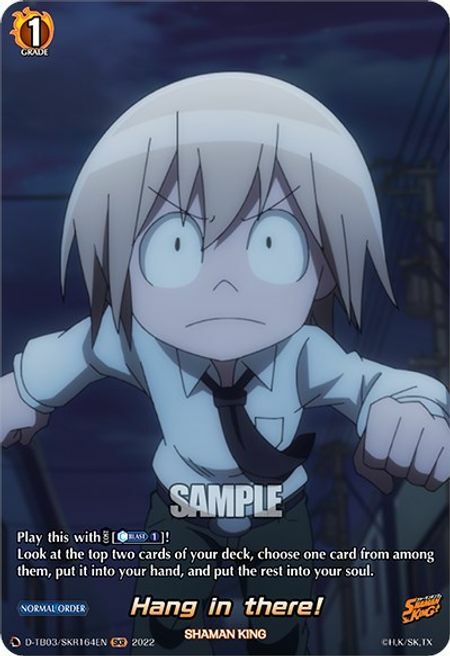 Hang in There! Card Front