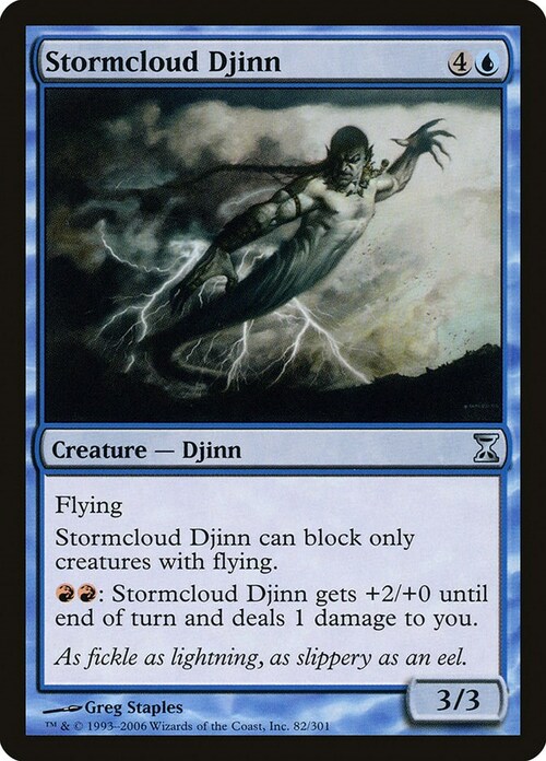 Stormcloud Djinn Card Front