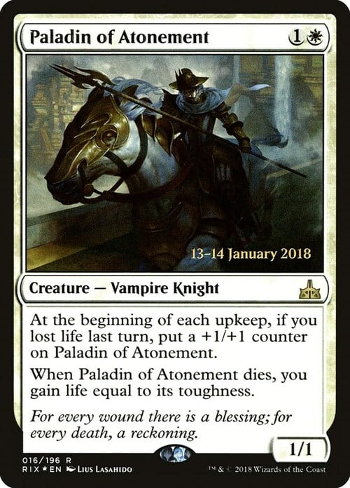 Paladin of Atonement Card Front