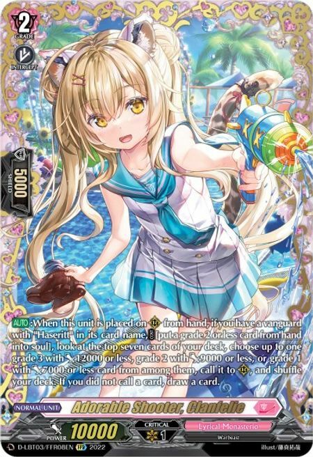 Adorable Shooter, Clanfelie Card Front