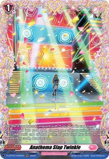 Anathema Slap Twinkle [D Format] Card Front