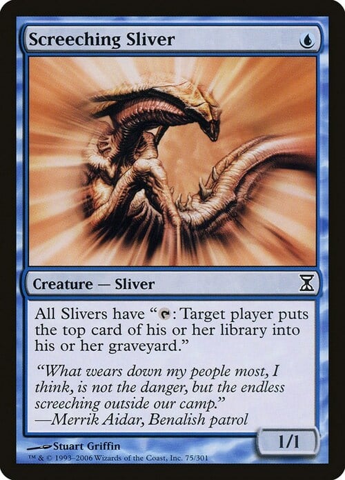 Screeching Sliver Card Front
